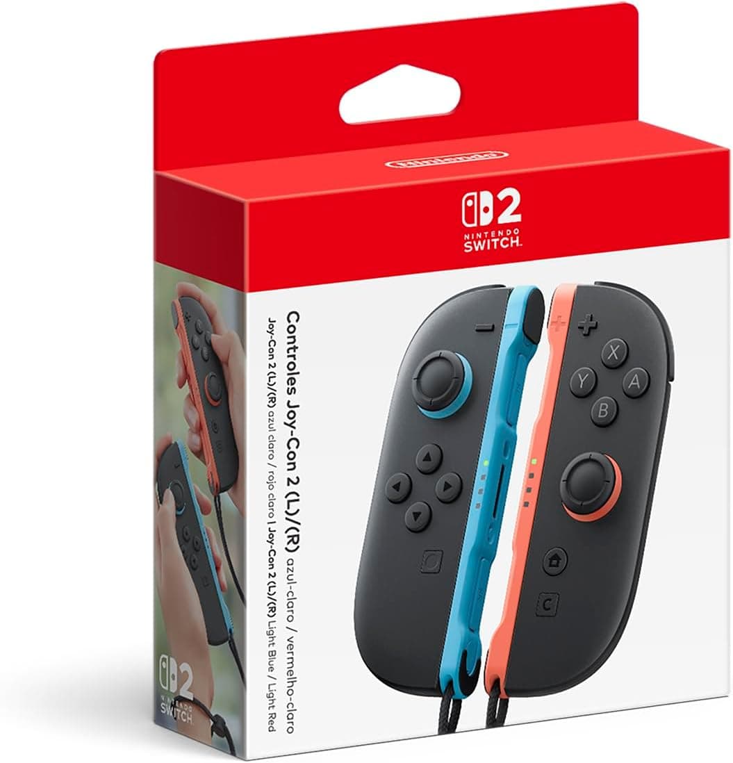 Controle Joy-Con 2 Nintendo Switch 2 - Azul e Vermelho - Nintendo