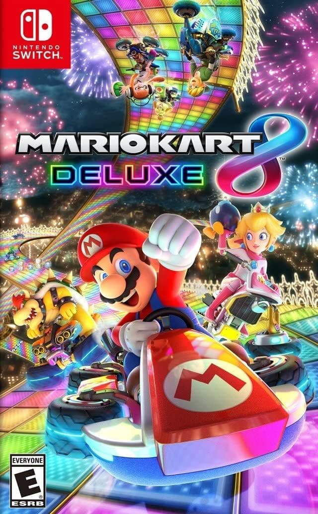 Mario Kart 8 Deluxe Nintendo Switch - Jogo de corrida multiplayer