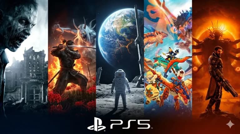 Melhores jogos de PS5 em 2026 com Resident Evil Requiem, Nioh 3, Pragmata e Saros