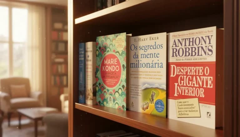 Melhores livros de desenvolvimento pessoal em 2026 — Hábitos Atômicos, Como Fazer Amigos, Os Segredos da Mente Milion...