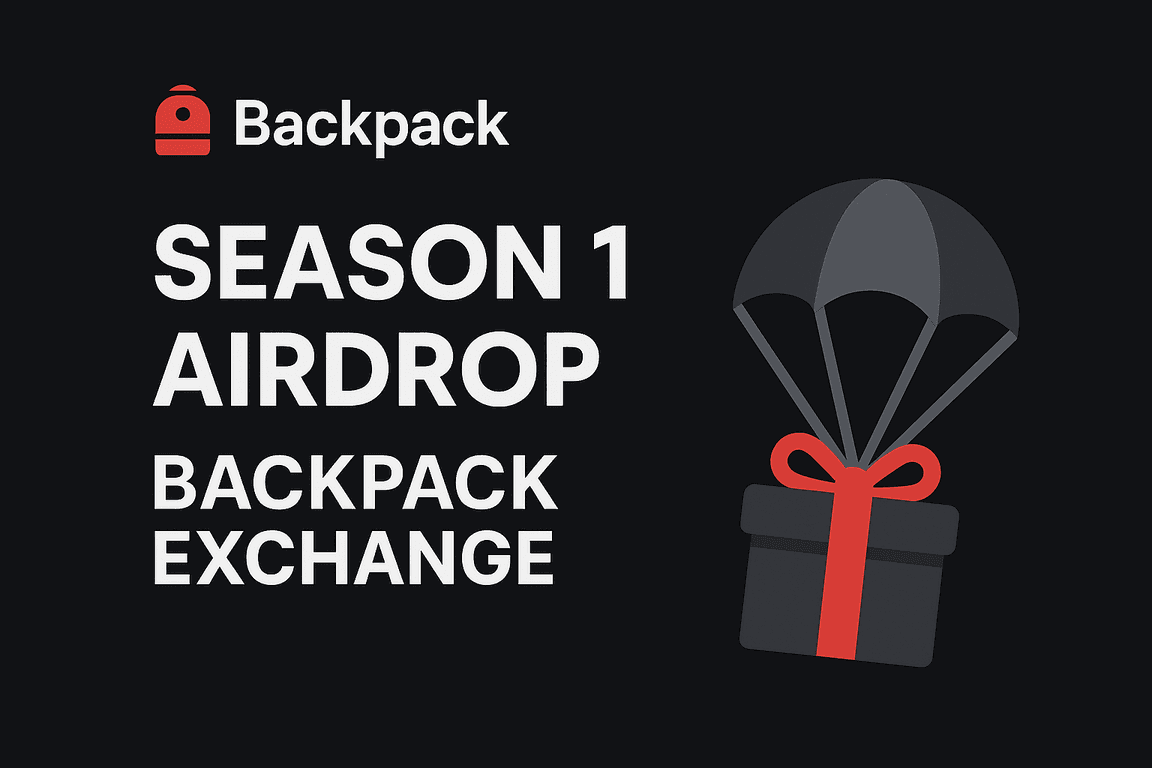 Imagem do post Airdrop Backpack Exchange - Season 1