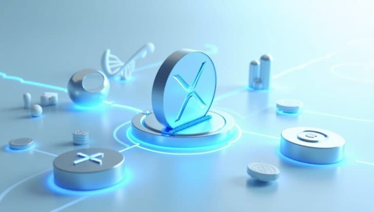 Flux_Dev_Professional_graphic_design_3D_render_Futuristic_mini_0 XRP - DNA