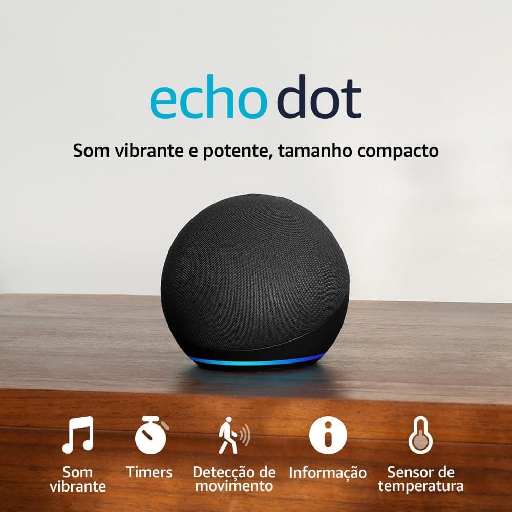 Echo Dot 5a Geração Smart Speaker com Alexa - Review completo, especificações técnicas e melhor preço | techknow