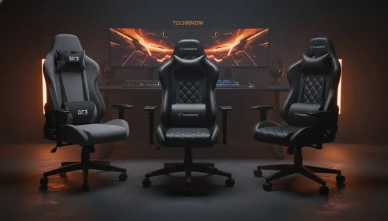 Melhores Cadeiras Gamer 2026 Melhores cadeiras gamer de 2026 com modelos ThunderX3 DT3 e MOOB