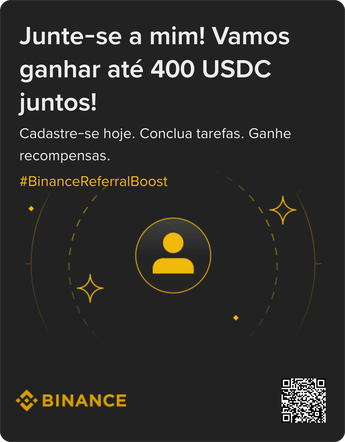 Cadastre-se na Binance e ganhe até 400 USDC em recompensas